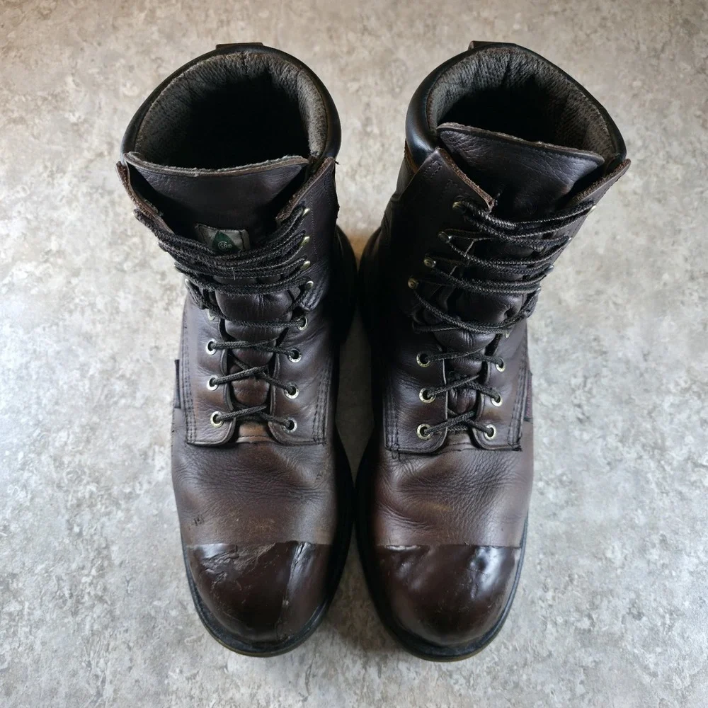 Red Wing 2412 Gore-Tex Waterproof Steel Toe Brown Work Boots Mens‎ Size 10